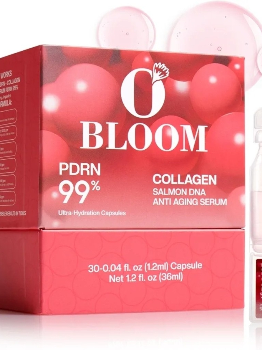 Salmon DNA PDRN Pink 1 Day Serum 99% Salmon DNA PDRN Intensive Ampoule, Collagen